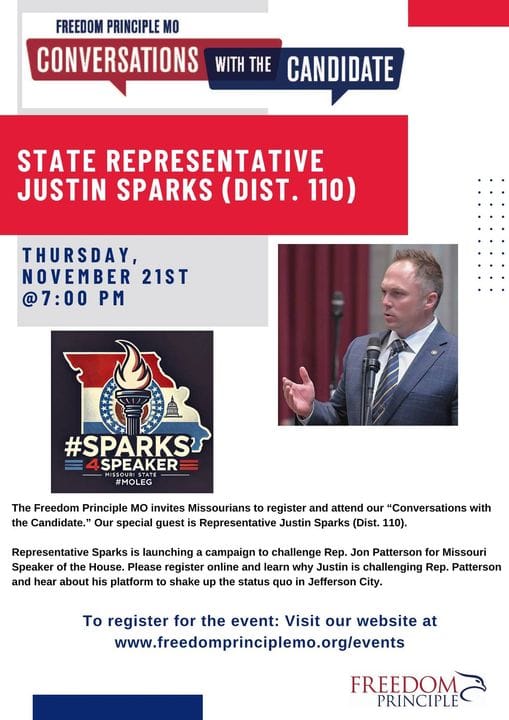 Justin Sparks for Missouri Speaker of the House Act for Missouri